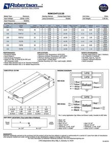 img 2 attached to 🔌 Robertson 2P20132 Quik-Pak: 10 Fluorescent eBallasts for 2 F40T12 Linear Lamps, Preheat Rapid Start, 120Vac, 50-60Hz, Normal Ballast Factor, NPF, Model RSW234T12120 /A (Crosses to RSW240T12120 /B)