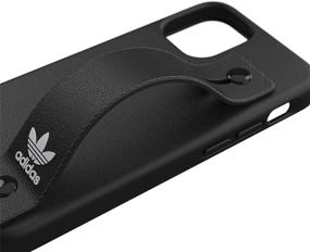 img 1 attached to 📱 adidas iPhone 12 Mini 5.4 Case with Hand Strap | Drop Tested, Shockproof, Raised Edges | Original Black Protective Case