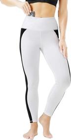 img 2 attached to 🩴 DILANNI Women's High Waist Yoga Pants with Pockets - Athletic Leggings for Workout, Running, and Fitness