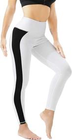 img 4 attached to 🩴 DILANNI Women's High Waist Yoga Pants with Pockets - Athletic Leggings for Workout, Running, and Fitness