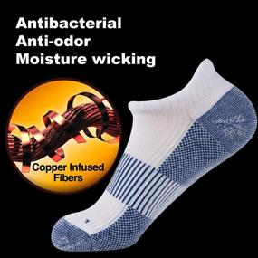 img 2 attached to 🧦 Copper-infused FOOTPLUS Unisex Ankle/Crew Socks for Golf and Running - Enhanced Performance and Comfort