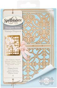 img 4 attached to Spellbinders Filigree Booklet Etched Wafer
