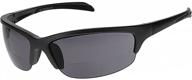 bifocal safety glasses sb-5000 - smoke gray lenses with +2.00 reading strength logo