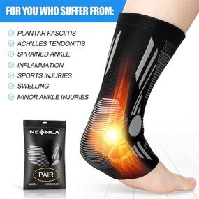 img 2 attached to NEENCA Professional Compression Stabilizer Tendonitis Outdoor Recreation for Accessories