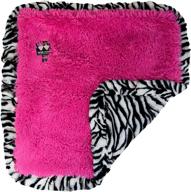 bessie and barnie zebra/lollipop luxury shag ultra plush faux fur pet blanket: reversible & super soft (multiple sizes) for dogs, cats, and puppies! logo