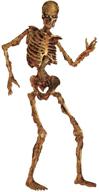 🎃 beistle 00130 jointed skeleton, 6’ (paper cutout) - spooktacular halloween decoration logo