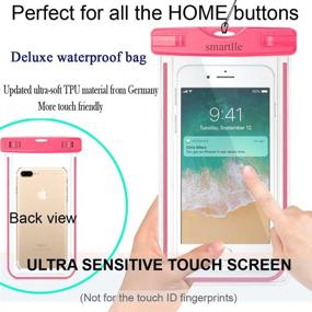 img 3 attached to Водонепроницаемый чехол для телефона Smartlle: Защитите свой iPhone 12/11 Pro/Max & Samsung Galaxy стильно!