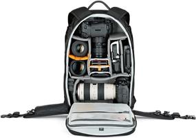 img 2 attached to 🎒 Black Lowepro ProTactic 450 AW II Pro Modular Backpack with All Weather Cover for 15 Inch Laptop, Tablet, Canon/Sony Alpha/Nikon DSLR, Mirrorless CSC, and DJI Mavic Drones - LP37177-PWW