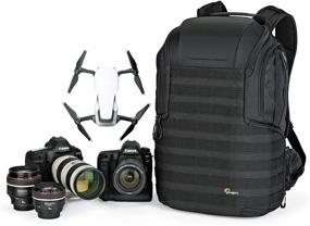 img 3 attached to 🎒 Black Lowepro ProTactic 450 AW II Pro Modular Backpack with All Weather Cover for 15 Inch Laptop, Tablet, Canon/Sony Alpha/Nikon DSLR, Mirrorless CSC, and DJI Mavic Drones - LP37177-PWW