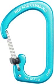 img 1 attached to 🔵 Nite Ize Blue Carabiner, Size #3 CSLA3-03-R6