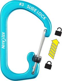 img 3 attached to 🔵 Nite Ize Blue Carabiner, Size #3 CSLA3-03-R6