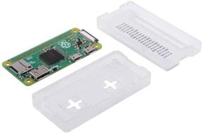 img 2 attached to GeeekPi Raspberry Pi Zero/Zero W Case, Comprehensive Starter Kit with Heatsink, GPIO Header, OTG Cable, Switch Cable, HDMI Adapter, and Screwdriver - Clear