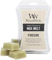 woodwick wax melt fireside 3 🔥 oz. set of 3: relaxing ambience at home логотип