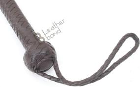 img 1 attached to Indiana Leather Bullwhip Genuine Whip