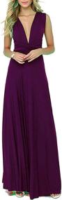 img 2 attached to 👗 Vivicastle Multiway Convertible Infinity Dress - Versatile Women's Clothing