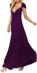 img 1 attached to 👗 Vivicastle Multiway Convertible Infinity Dress - Versatile Women's Clothing