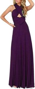 img 3 attached to 👗 Vivicastle Multiway Convertible Infinity Dress - Versatile Women's Clothing