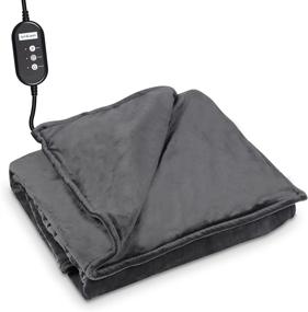 img 4 attached to Electric Blanket Heating Camping Airplane