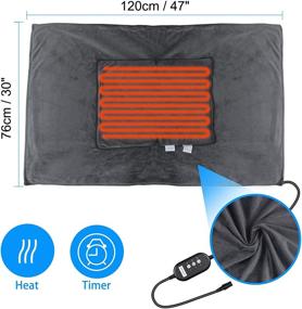 img 2 attached to Electric Blanket Heating Camping Airplane