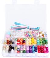 🧵 complete embroidery floss friendship string kit: 317 pcs with organizer storage box, colorful beads, and 43 cross stitch tools for bracelets, hand embroidery, string art logo