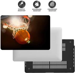 img 1 attached to OneGET MacBook Pro 13 Inch Case - Hard Basketball Cover for 2016-2019 MacBook Pro 13 Inch with Touch Bar - A2159, A1989, A1706, A1708