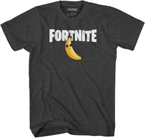 img 1 attached to 🍌 Fortnite Peely Boys Short Sleeve T-Shirt by Mad Engine