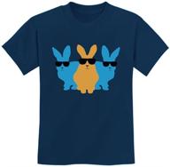 bunnies shades hipster boys' t-shirt - teestars boys clothing and tops, tees & shirts logo