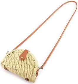 img 4 attached to CHIC DIARY Crossbody Handwoven Removable Women's Handbags & Wallets