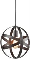 💡 changeable hanging spherical pendant lighting fixture by truelite: industrial metal display логотип