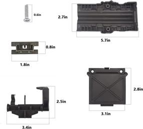 img 2 attached to Enhance Your Dishwashing Efficiency with W10712394 Dishwasher Upper Rack Adjuster Metal Kit by Sikawai – Compatible with Kitchen-Aid, Whirlpool, and Ken-more – Replaces W10712394VP, W10350376, AP5956100, and PS10064063