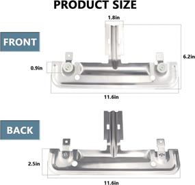 img 3 attached to Enhance Your Dishwashing Efficiency with W10712394 Dishwasher Upper Rack Adjuster Metal Kit by Sikawai – Compatible with Kitchen-Aid, Whirlpool, and Ken-more – Replaces W10712394VP, W10350376, AP5956100, and PS10064063