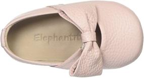 img 2 attached to 🩰 Elegant Elephantito Baby Ballerina Bow Shoes for Stylish Toddler Girls