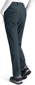 img 3 attached to 👖 CAMEL CROWN Women's Softshell Pants - Fleece Lined, Waterproof, Windproof Ski Snow Insulated Trousers for Hiking, Hunting