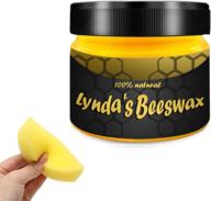 🐝 lynda's beeswax furniture polish – wood seasoning beeswax – furniture wood wax – enhances and safeguards wood surfaces & furniture – 85g (1-pc) logo