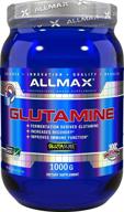 💪 allmax nutrition 100% чистый порошок глутамина, микронизированный, 1000г логотип