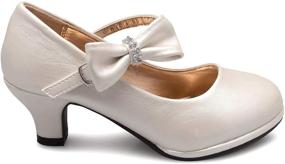 img 2 attached to Almond Round Flat Shoes for Women and Girls by OLIVIA