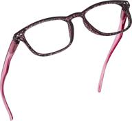 👓 readerest pink blue light blocking reading glasses - 2.50 magnification: protect your eyes from harmful blue light logo