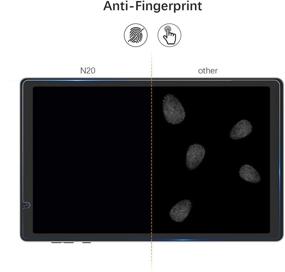 img 1 attached to 📱 Защитная пленка для экрана планшета VUCATIMES N20 - высокого разрешения прозрачный щит, 10-дюймовое закаленное стекло (2 шт.)