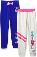👧 jojo siwa girls jogger pants & capris 2 pack- stylish girls' clothing option logo