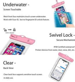 img 2 attached to Weuiean Waterproof Phone Case Underwater Waterproof Phone Bag Phone Dry Bag For IPhone 12/11/SE/XS/XR 8/7/6Plus