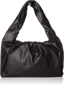 img 4 attached to Janelle Gathered Shoulder Women's Handbags & Wallets for Women - Shoulder Bags