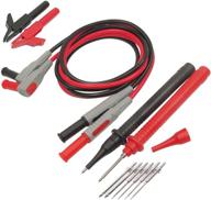 🔌 yakamoz 12-in-1 multimeter probe set with replaceable probes, clamp meter test lead kit, and alligator clips logo