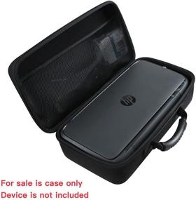 img 2 attached to 🖨️ Hermitshell Hard EVA Travel Black Case for HP OfficeJet 250 All-in-One Portable Printer with Wireless & Mobile Printing (CZ992A)