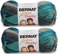 bernat softee chunky 2 pack acrylic logo