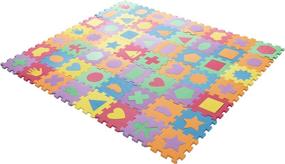 img 4 attached to 🧩 Versatile and Fun Interlocking Foam Tile Play Shapes