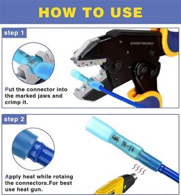 img 2 attached to 💧 Haisstronica Waterproof Electrical Connectors: Insulated Automotive Connection Solutions