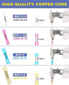 img 3 attached to 💧 Haisstronica Waterproof Electrical Connectors: Insulated Automotive Connection Solutions