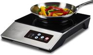 portable changbert induction cooktop: 1800w nsf certified pro chef 🔥 professional countertop stainless steel durable induction burner - perfect for commercial use логотип