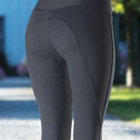 img 2 attached to Top-rated HORZE Women's Juliet Hyper Flex Full Seat Tights: High-performance Equestrian Apparel at its Finest