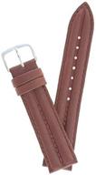 genuine italian leather watchband stitched logo